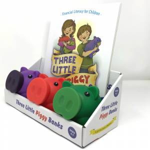 Three Little Piggy Banks Gift Pack