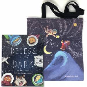 Book and Tote Bag - Recess in the Dark - Northern Magic