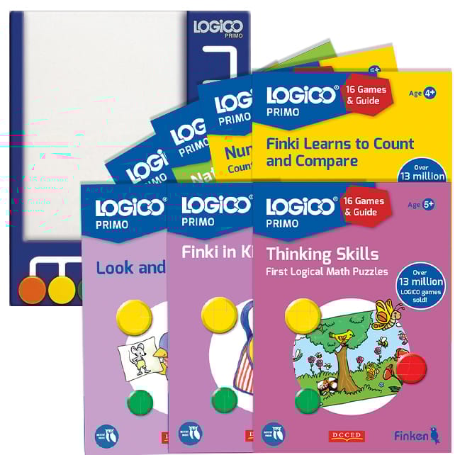 Pack A - 7 Primo Games + 1 Primo Game Board