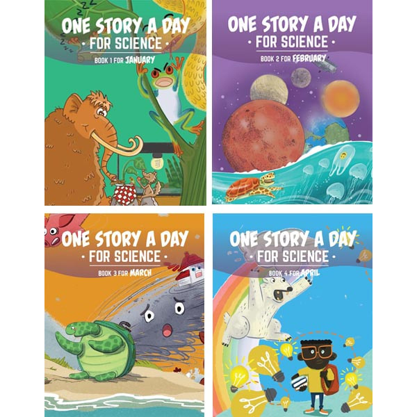 One Story A Day for Science, pack of 4 (1-4)