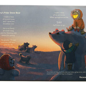 Canvas - Recess in the Dark - Gary's Polar Snow Bear