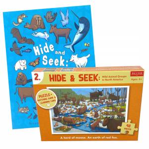 Hide and Seek + Moose Puzzle
