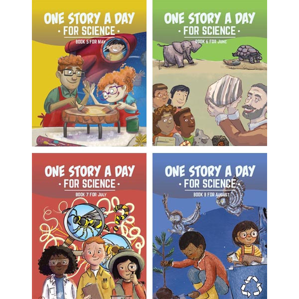 One Story A Day for Science, pack of 4 (5-8)