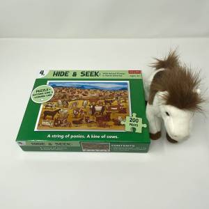 Pony Plush + Cow Puzzle