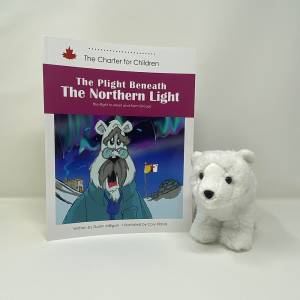 A Plight Beneath the Northern Lights + Polar Bear Plush